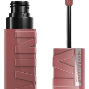 Batom Líquido, Longa Duração, Acabamento Vinil Espelhado e Efeito Gloss, Brilho Instantâneo, Conforto para os Lábios, Fórmula Vegana, Cor Cheeky, SuperStay Vinyl Ink Maybelline NY 4,2ml - Imagem 2