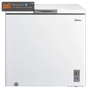 Freezer Horizontal 198l Inverter Bivolt Branco Midea Branco - Imagem 1