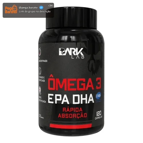 Ômega 3 Epa Dha 120 Cápsulas Dark Lab