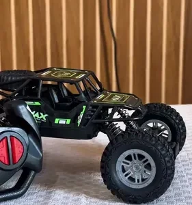 Carrinho Controle Remoto Rally Jipe Max Carro Grande Bateria Recarregavel Off Road Com Amortecedores 4x4 Brinquedo Kizumba - Imagem 2