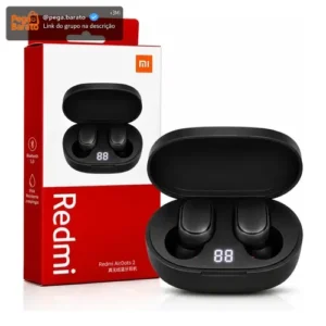 Fone De Ouvido Airdots 2 Xiaomi Redmi Bluetooth 5.0 Preto - Imagem 1