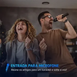Caixa Amplificada CM-550-L 550w Rms Preta Mondial Bivolt Preto - Imagem 4
