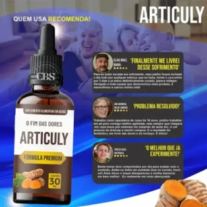 3x Articuly 30ml Suplemento Em Gotas Para Mobilidade Total - Imagem 3