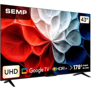 Smart Tv Semp 43'' 4k Ultra Hd Led Google Tv Hdr10+ 43s62 - Imagem 4