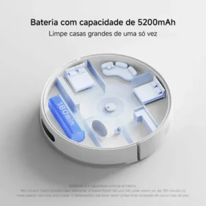 Robô aspirador Xiaomi Robot Vacuum S40 wi-fi 3em1 - Imagem 4