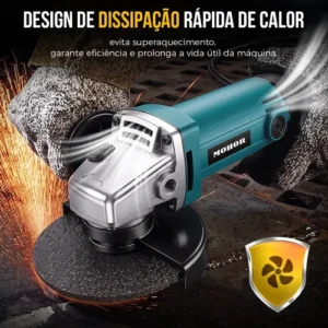 Esmerilhadeira Lixadeira 220v Angular 115mm 11000rpm - Imagem 7