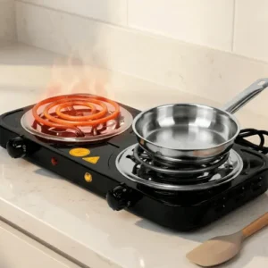 Fogão Cooktop 2 Bocas Elétrico Fogareiro 2000w Casauno Preto 127v - Imagem 9