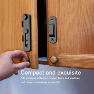 Trava De Segurança Para Porta Com Fecho Deslizante - Imagem 16