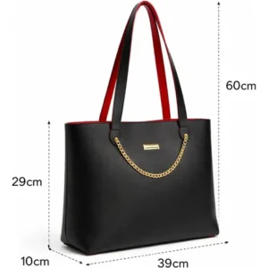 Bolsa Sacola Grande Dia A Dia Trabalho Casual Faculdade E - Imagem 5