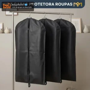 Kit 3 Capas Para Terno Protetor Impermeável Antimofo Antialérgico Resistente Premium Ideal Para Viagem - Imagem 1