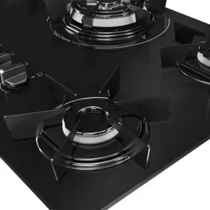 Cooktop 5 Bocas Mueller Mcg5bc Mesa De Vidro Tripla Chama Super Automático Preto - Imagem 4