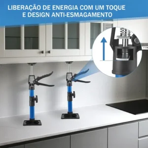 Kit 2 Peças Haste Suporte Telescópica Ferramenta 50-115cm - Imagem 8