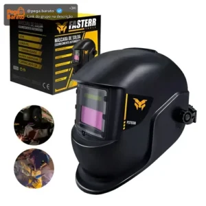 Máscara De Solda Automática Escurecimento Fasterr Fst038 Cor DIN11 - Imagem 1