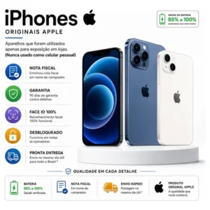 Apple Iphone 14 Pro 256gb Branco Top Garantia Nf Oferta (Novo com caixa aberta) - Imagem 3