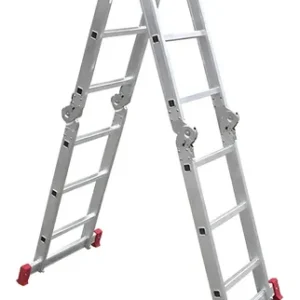 Escada Multifuncional Alumínio Extensível 4x3 Botafogo ESC0292 3.35m 12 Degraus Cor Prateado - Imagem 3