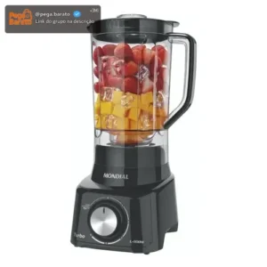Liquidificador L-900 Fb Turbo 900w 2,7 Litros Preto Mondial - Imagem 1