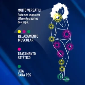 Relaxmedic Massageador Elétrico Orbital 2600 Rotações - Cor Branco - Imagem 3
