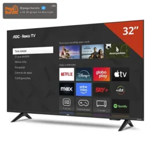 Smart Tv Aoc 32 Led Hd 32s5155/78g Roku Wifi Hdmi Dolby - Imagem 1