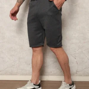 Kit 3 Bermudas Masculinas Moletom Academia Casual Lote Full - Imagem 8