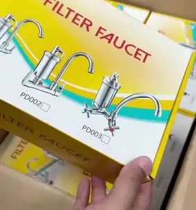 Torneira Gourmet Luxo Com Filtro Puficador Flexível Cozinha Parede 2 Jatos Cor Cromada - Marca Camperluz - Imagem 2