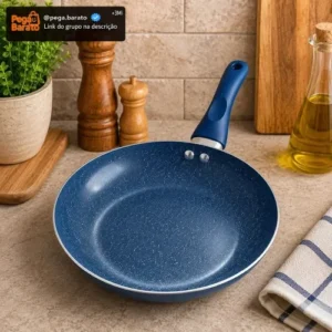 Frigideira Cerâmica Indução Antiaderente Azul 20cm Sem Oléo - Imagem 1