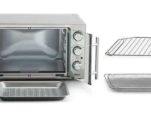 Forno E Fritadeira Sem Óleo Oster 42l French Door 2 Em 1 Cor Prateado TSSTTVFDMAF - Imagem 5
