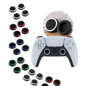 Kit 8 Grip Protetor Analógico Compatível Ps3 Ps4 Ps5 Xbox - Imagem 1