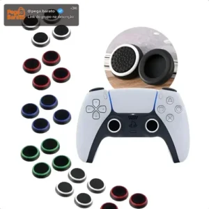 Kit 8 Grip Protetor Analógico Compatível Ps3 Ps4 Ps5 Xbox - Imagem 1