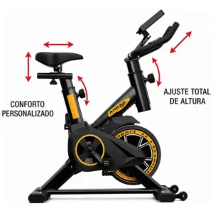 Bicicleta Spinning Ergométrica Roda Inercia 4kg Ahead Sports - Imagem 9