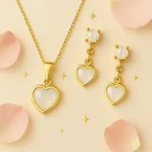Corrente Feminina Conjunto + Brincos Folheados A Ouro Top - Imagem 6