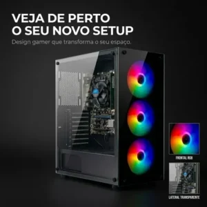 Pc Gamer Completo I7 3.4ghz 16gb Ssd 480gb 500w Monitor 19 - Imagem 7