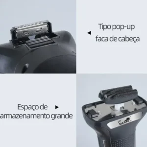 Maquina Barbear,aparelho De Barbear Eletrico Multifuncio - Imagem 7
