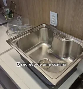 Cuba Cozinha Gourmet Aço Inoxidavel 50x40 Com Acessórios - Imagem 2