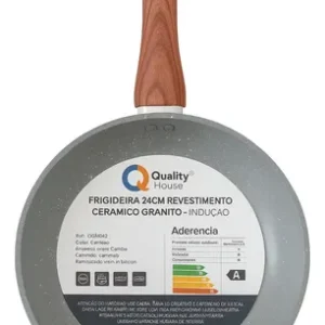 Frigideira Antiaderente 24cm Fogão Indução Gás Cooktop Elétrico - Imagem 4