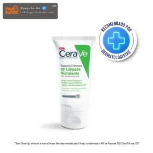 Espuma Cremosa De Limpeza Hidratante 60g Cerave Momento de aplicação Dia/Noite Todo tipo de pele - Imagem 1