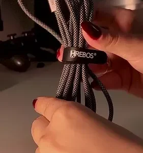 Cabo Usb Tipo C Turbo Compatível Com Iphone Apple Samsung Android Xiaomi Mi Motorola Playstation Ps5 USBC 100W Longo Carregador 2 Metros Dados Celular Controle Turbo Duas Pontas Duplo Rápido Nylon - Imagem 2
