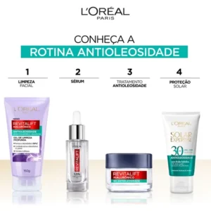Protetor Solar Facial L'Oréal Paris Antioleosidade FPS30 40G - Imagem 6