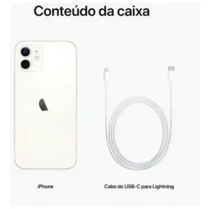 Apple iPhone 12 (128 GB) - Branco (Novo com caixa aberta) - Imagem 5