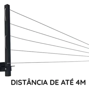 Varal De Roupa Retratil Dobravel De Parede + 20m De Corda - Imagem 10