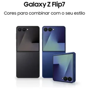 Samsung Galaxy Z Flip7 5G 512GB 12GB RAM, Galaxy AI Preto - Imagem 3