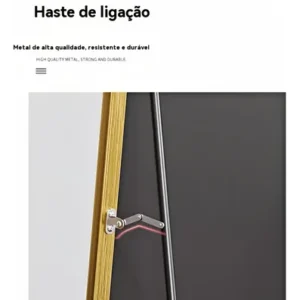 Espelho Corpo Inteiro 120x40 Decorativo Apoio Chão E Parede - Imagem 11