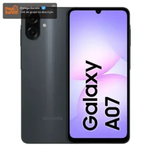 Smartphone Samsung Galaxy A07 4G 256GB 8GB Preto 6,7" - Imagem 1
