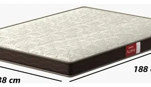 Colchão Casal Espuma Prodormir D23 188x138 Cm - Probel - Imagem 2