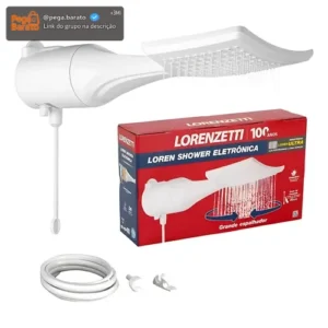 Chuveiro Ducha Lorenzetti Loren Shower Ultra Branco 7500W 220V - Imagem 1