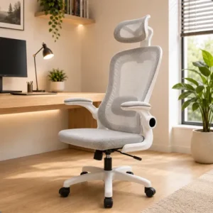 Cadeira De Escritório Ergonômica Giratória Tela Mesh Premium - Imagem 6