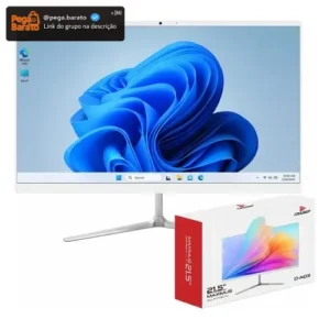 Computador All In One I5 Intel Core 21,5 Ssd 512gb 8gb Ddr3 Branco - Imagem 1