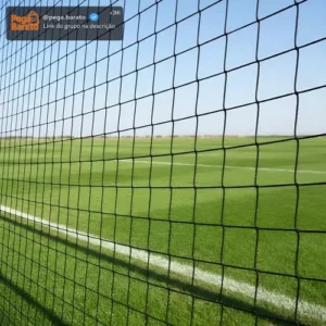 Rede Tela Proteção Campos Quadras Futebol 1un 4x20m Nylon 2 - Imagem 1