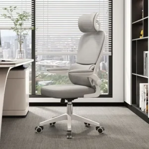 Cadeira Escritório Ergonômica Python Fly B07 Cinza Com Suporte Lombar - Imagem 10