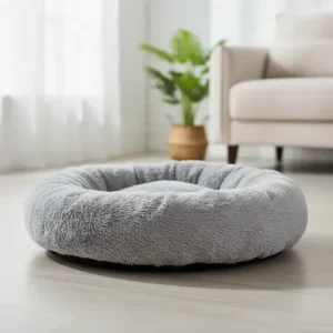 Caminha De Pelúcia Pet Redonda Para Cachorros E Gatos 50x50 - Imagem 7