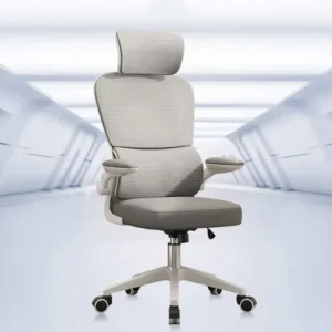 Cadeira Escritório Ergonômica Python Fly B07 Cinza Com Suporte Lombar - Imagem 8